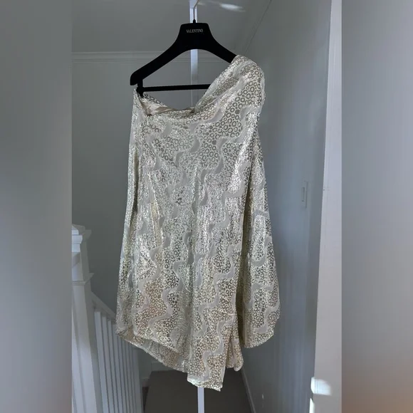 melissa odabash gold dress MELISSA ODABASH Women Mila Gold Long Knit Dress